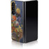 Tabby Cat with Flowers by Nene Thomas Galaxy Z Fold5 5G Skin